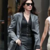 Anne Hathaway Movie Devil Wears Prada 2 Grey Blazer