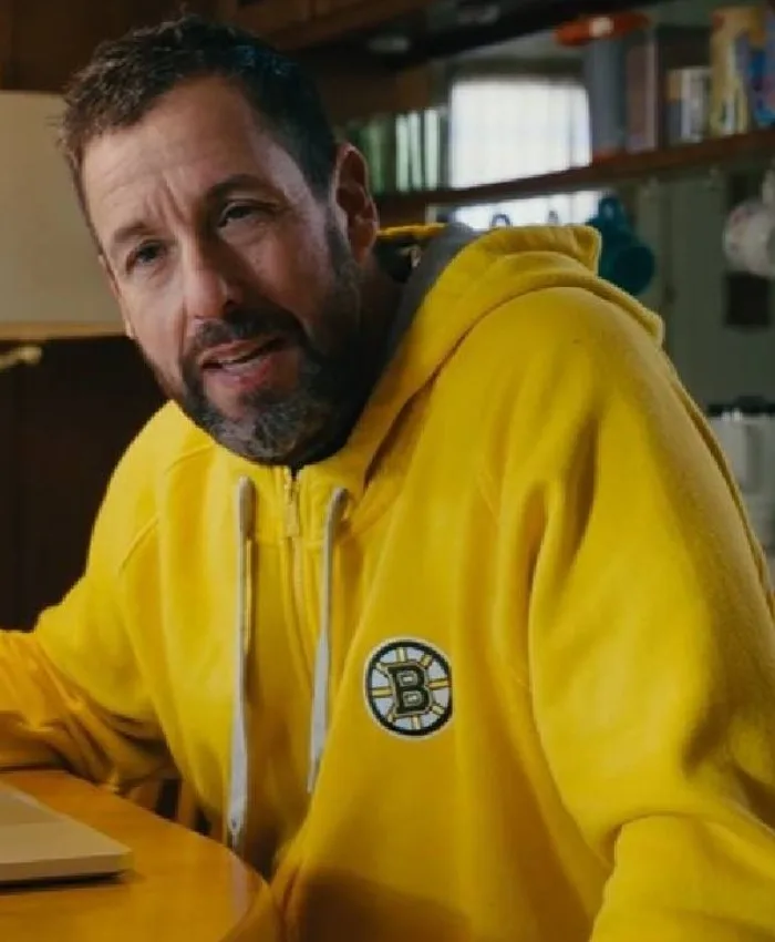 Shop Happy Gilmore 2 Adam Sandler Boston Yellow Hoodie