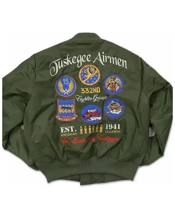 Tuskegee Airmen Green Jacket
