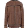 Men Authentic WWII Style Shearling Flight Leather Jacket