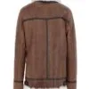 Men Authentic WWII Style Shearling Flight Leather Jacket