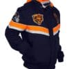 Order Now Football Team Chicago Bears OVO Sideline Navy Blue Hooded Jacket For Men And Women