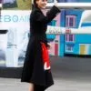 Suranne Jones Hostage TV Mini Series Abigail Dalton Black Wool Coat