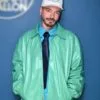 The Tonight Show Starring Jimmy Fallon J Balvin Leather Jacket - Turquoise