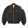 Sleep Token Even In Arcadia Custom Black Bomber Jacket