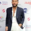 Shop Social Impact Summit 2025 John Legend Blue Blazer