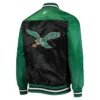 Starter Philadelphia Eagles Black Full Snap Team Jacket