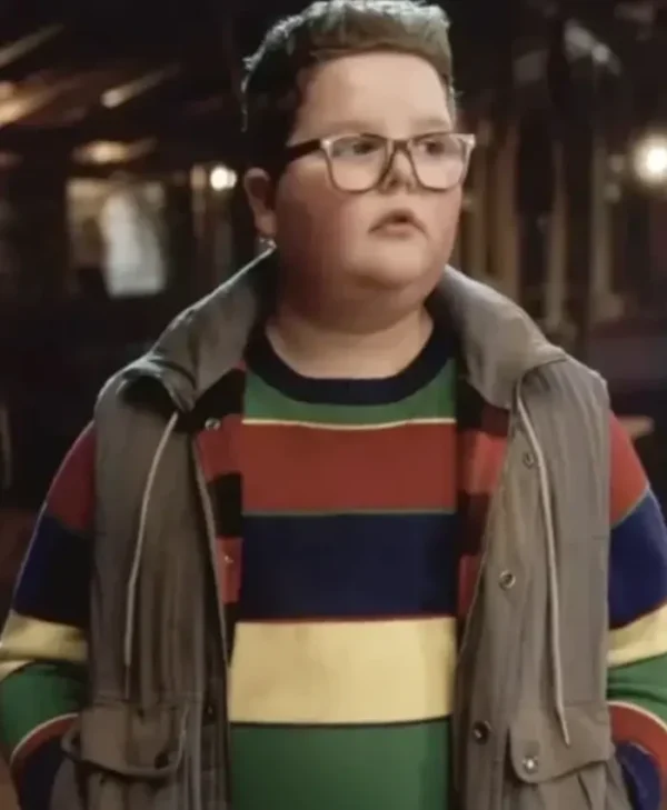 Stranger Things S05 Jake Connelly Beige Vest