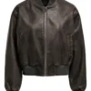 Sullivans Crossing S03 Lindura Bomber Leather Jacket