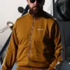 Super Bowl LIX 2025 Travis Kelce Brown Tracksuit