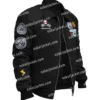Super Mario Racing Bomber Black Jacket