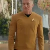 TV Series Star Trek Strange New Worlds S03 Captain Pike Uniform Yellow Shirt