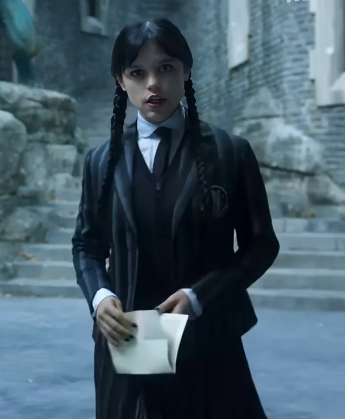 Wednesday S02 Jenna Ortega Stripe Blazer