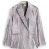 Shop Taylor Swift Eras Tour Silver Sequin Blazer