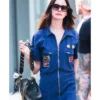 2026 Movie The Devil Wears Prada 2 Anne Hathaway Denim Jumpsuit