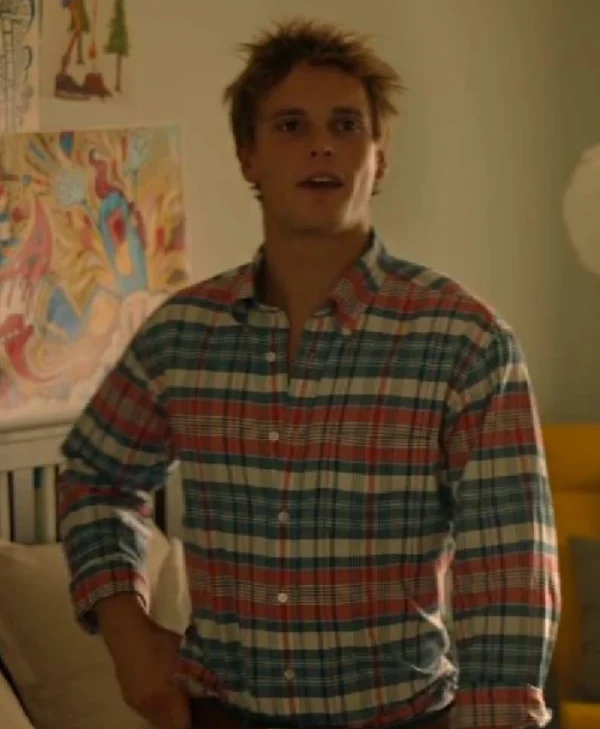 TV-Series The Hunting Wives 2025 George Ferrier Plaid Shirt