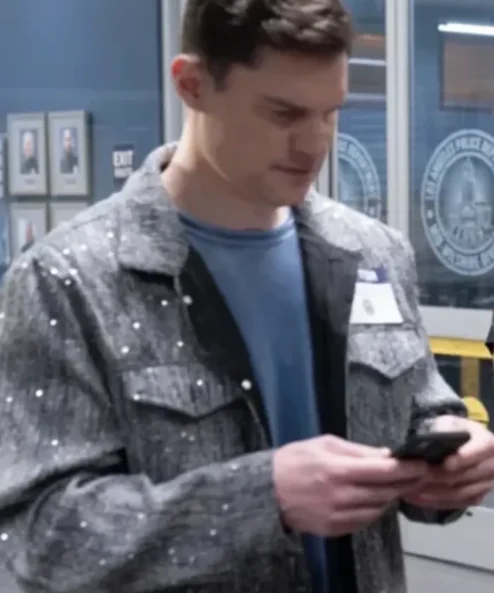 The Rookie S07 Joey Anaya Grey Jacket