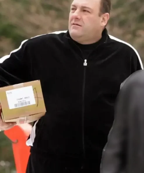 The Sopranos James Gandolfini Black Tracksuit