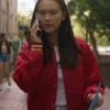 The Summer I Turned Pretty Lola Tung Red Jacket