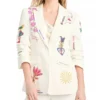 The Today Show 2025 Trisha Yearwood Love Ruched Sleeve Blazer