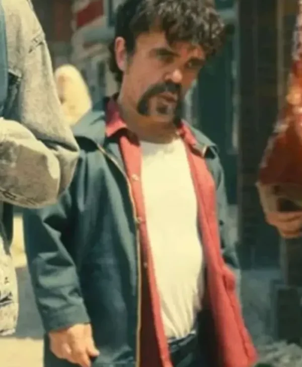 The Toxic Avenger 2025 Peter Dinklage Blue Jacket