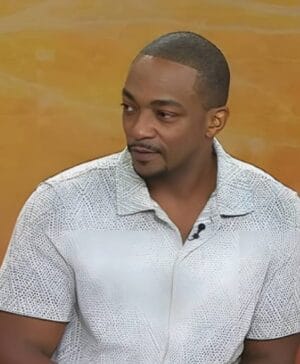 Today 2025 Anthony Mackie Knit Sage Green Shirt - Unisex