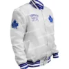 Toronto Maple Leafs Classic Retro Varsity White Jacket