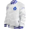 Toronto Maple Leafs Retro Classic White Varsity Jacket