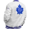 Toronto Maple Leafs Retro Varsity Classic White Jacket