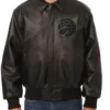 Toronto Raptors Leather Varsity Jacket