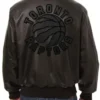 Toronto Raptors Varsity Leather Jacket