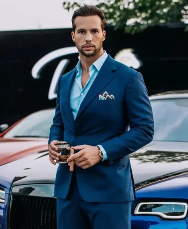Shop Tristan Tate Suit for Men in Blue