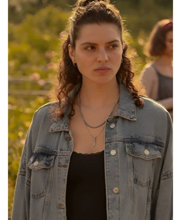 Under a Dark Sun S1 Ava Baya Blue Wash Denim Jacket