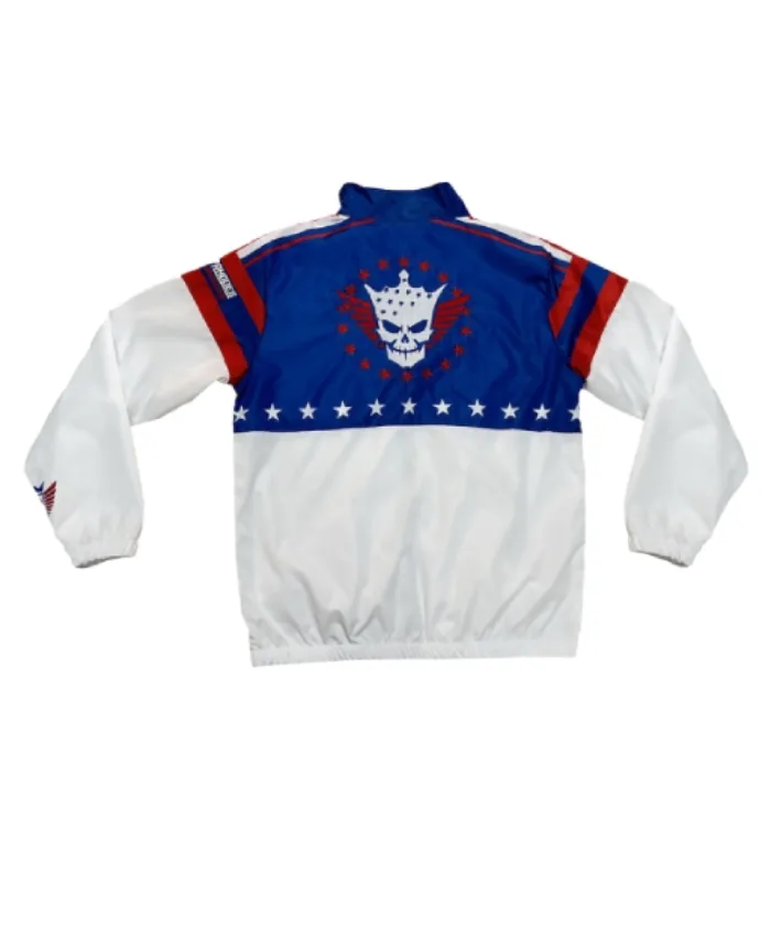 WWE 2025 Cody Rhodes Stars And Windbreaker Full Zip Jacket