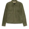 Yes Chef 2025 Jose Andres Green Suede Trucker Jacket