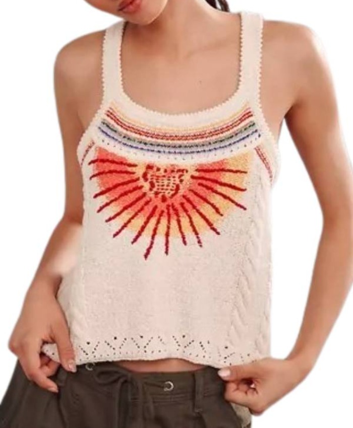 Leanne S01 Hannah Pilkes White Embroidered Top