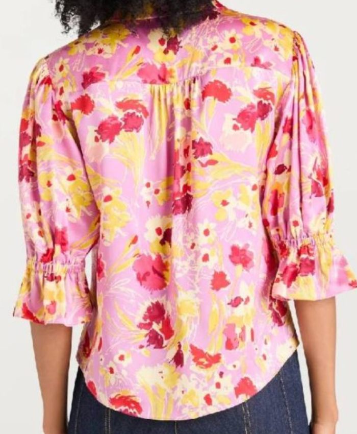 Leanne S1 Leanne Morgan Floral Blouse