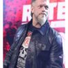Adam Copeland AEW Collision S03 Trucker Black Leather Jacket