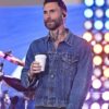 NBC Today 2025 Adam Levine Denim Jacket