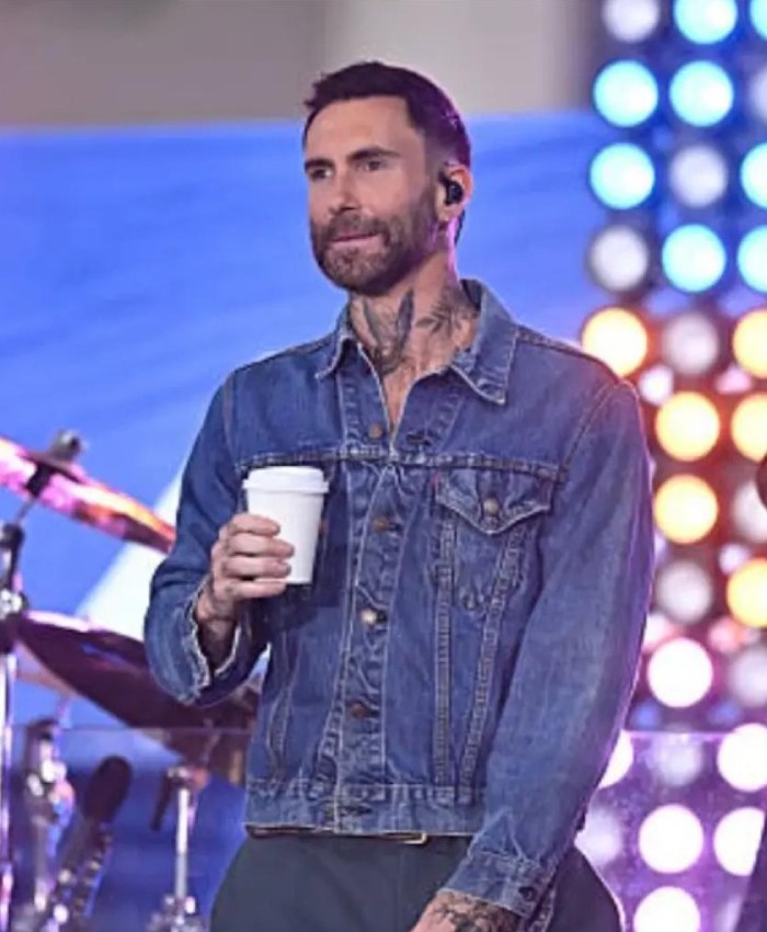 NBC Today 2025 Adam Levine Denim Jacket