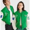 Aeropostale Philadelphia Eagles Bomber Varsity Jacket