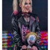Alexa Bliss Black Leather Jacket Get In Sale