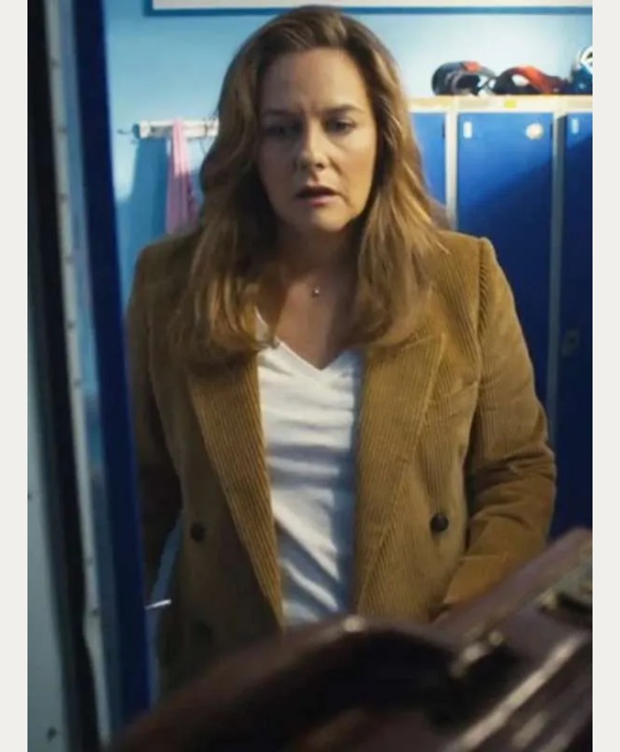 Alicia Silverstone Irish Blood 2025 Brown Blazer