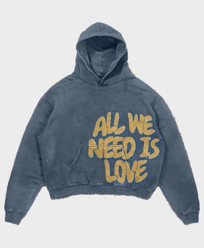 Buy All We Need Is Love Pullover Hoodie - Unisex