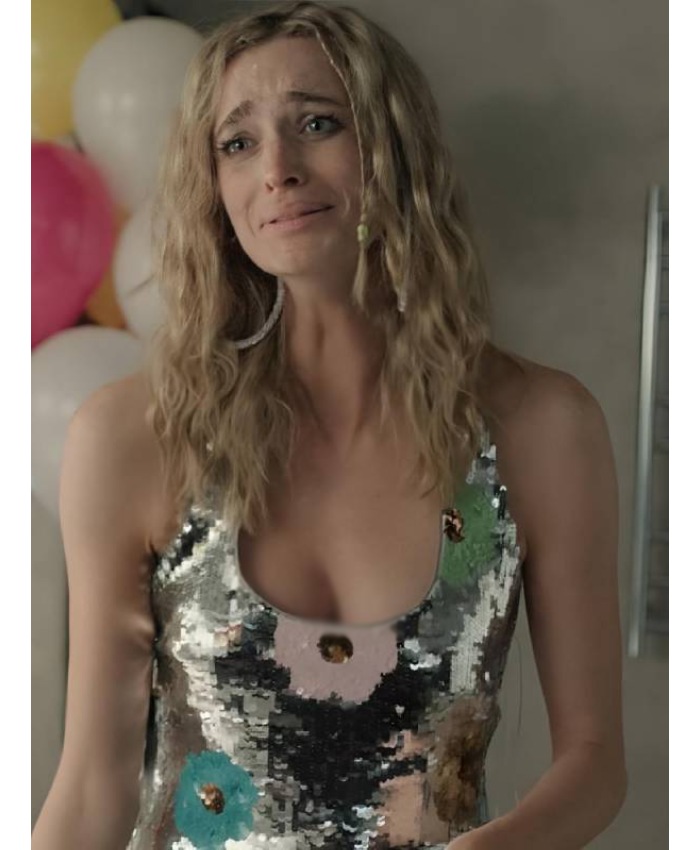 Upload S4 Allegra Edwards Sequin Floral Dress