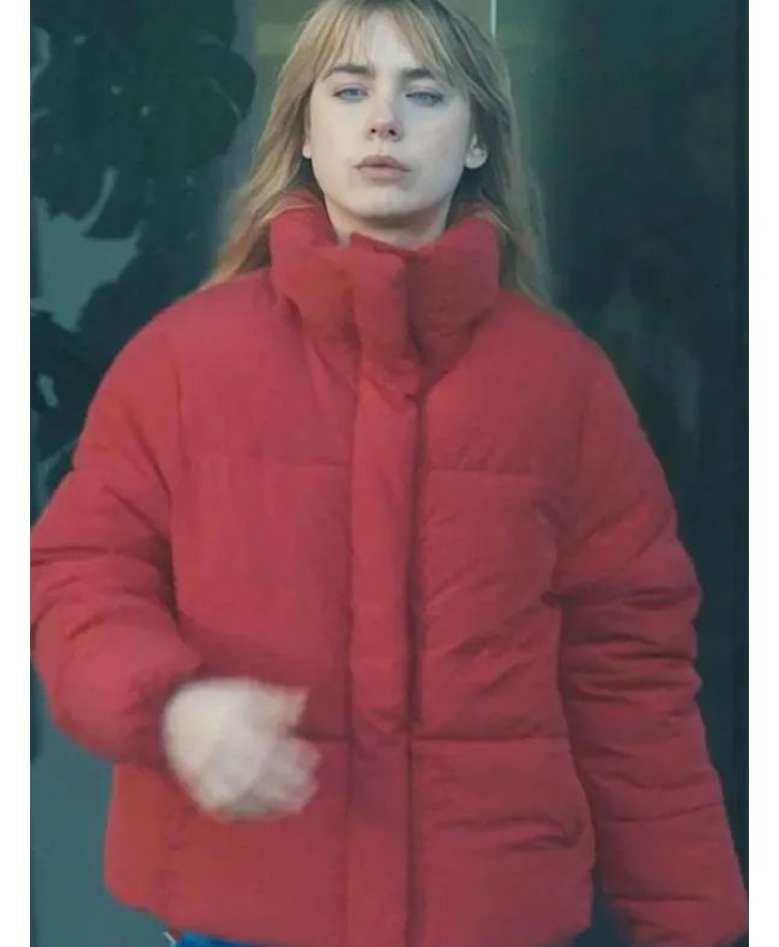 Clara Galle Olympo S01 Amaia Olaberria Red Puffer Jacket