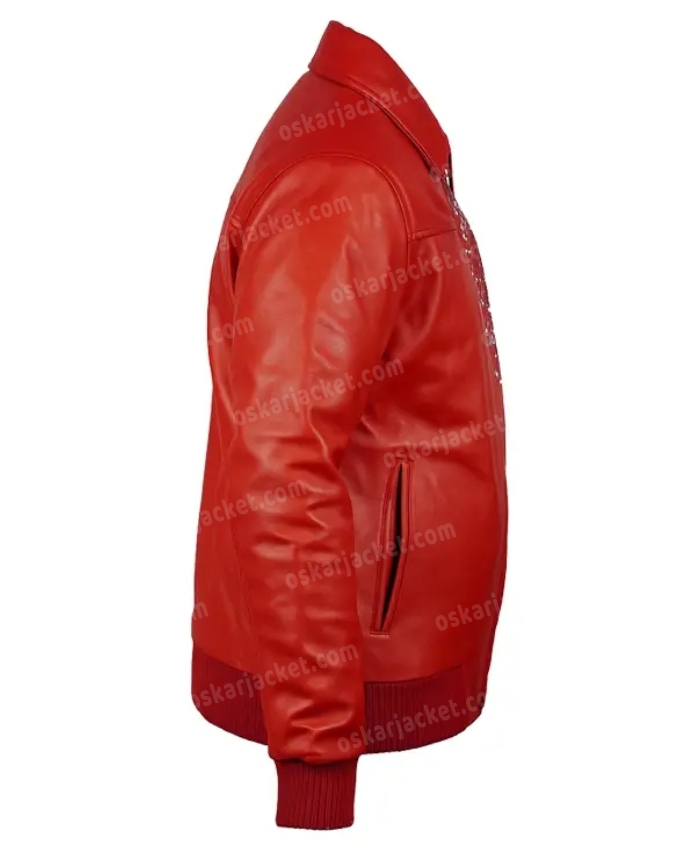 Shop Pelle Pelle 46th Anniversary Leather Jacket Red