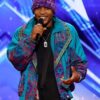 Shop TV Show Americas Got Talent S20 Moshow Vintage Floral Windbreaker Jacket