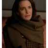 Kristin Davis TV Series And Just Like That S03 Charlotte York Checked Orchid Jacket