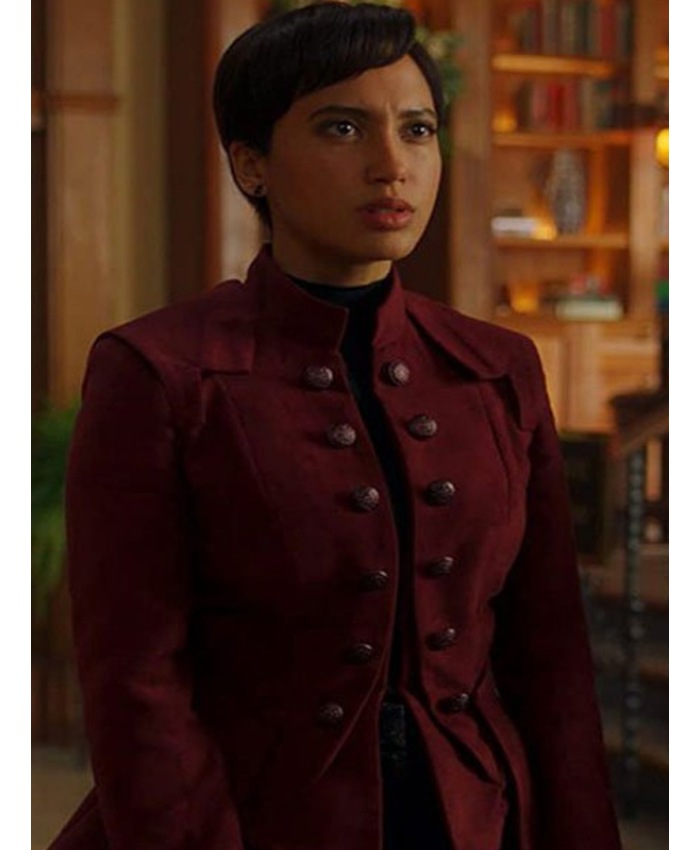 Nora Antony Upload Maroon Coat